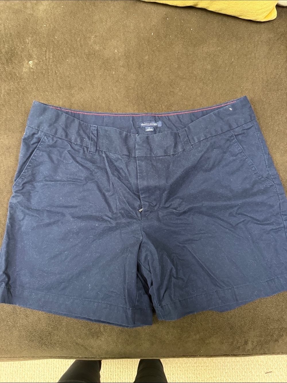 Tommy Hilfiger Navy Women's Chino Bermuda Shorts
